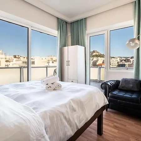 Apartment 8th Fl Penthouse W Acropolis & Mt. Lycabettus View